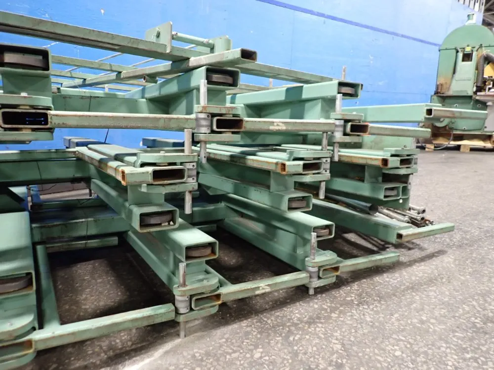 Steel Storage System 82 3/4" Roll Out Racking