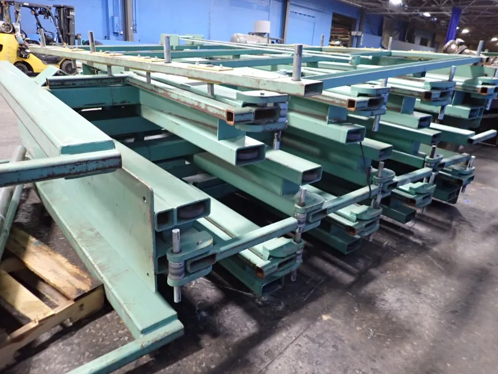 Steel Storage System 82 3/4" Roll Out Racking