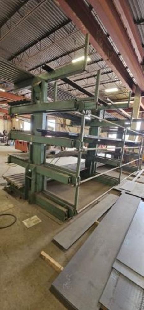 Steel Storage System 82 3/4" Roll Out Racking