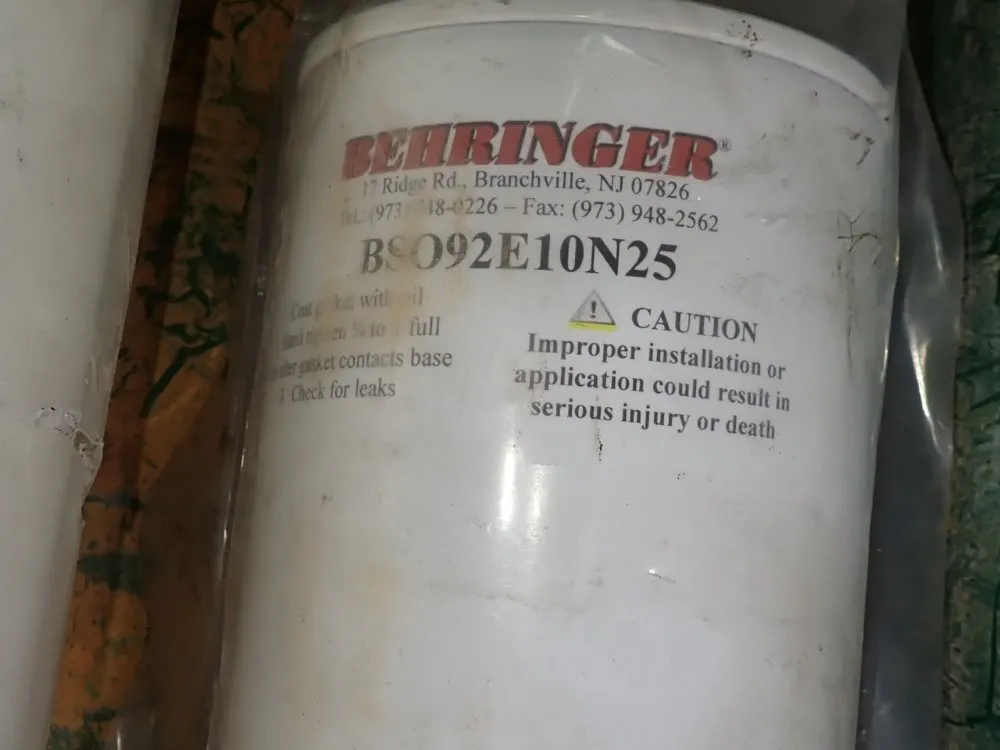 Behringer Filters - Bso92e10n25