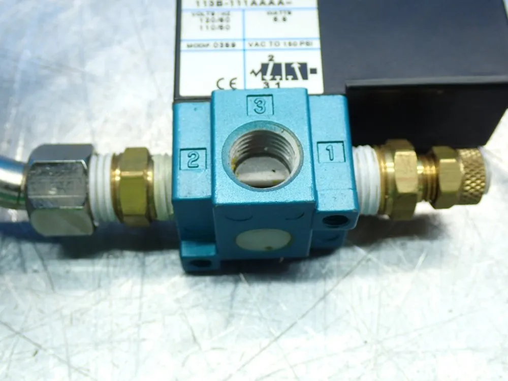 Mac 3-way 100-series Solenoid Valve - 113b-111aaaa