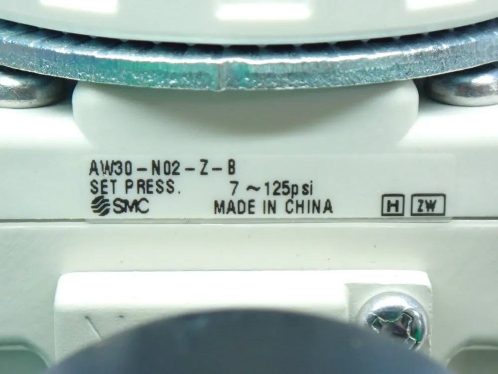 Smc 3/8 Port Size, Npt Thread 7-125psi Integrated Filter Regulator - Aw30-n02-z-b