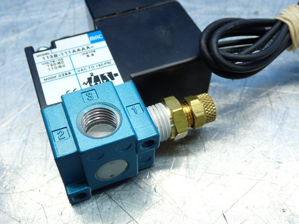 Mac 3-way 100-series Solenoid Valve Unit - 113b-111aaa