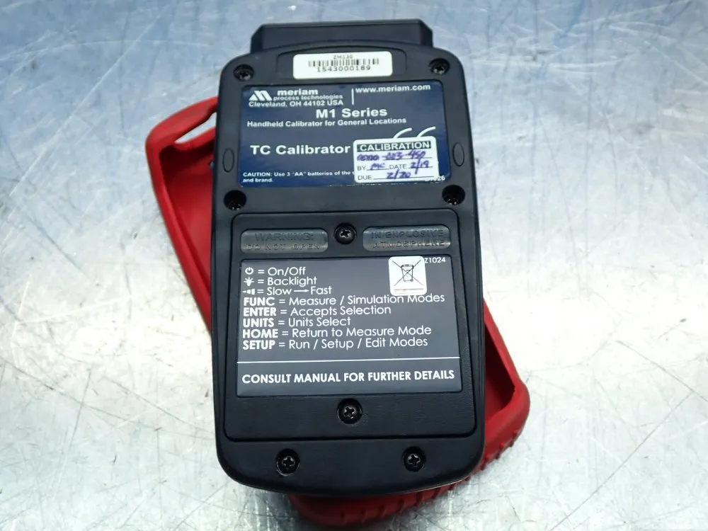 Meriam Process Technologies M1-series T/c Calibrator - 0000-003-450