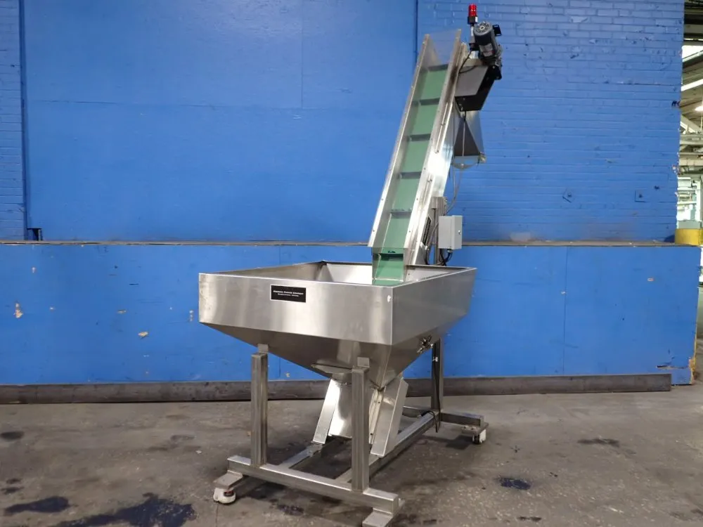 Hoosier Feeder Company 8" X 95" S/s Incline Conveyor