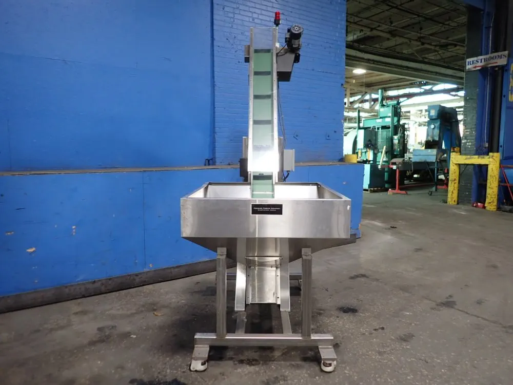 Hoosier Feeder Company 8" X 95" S/s Incline Conveyor