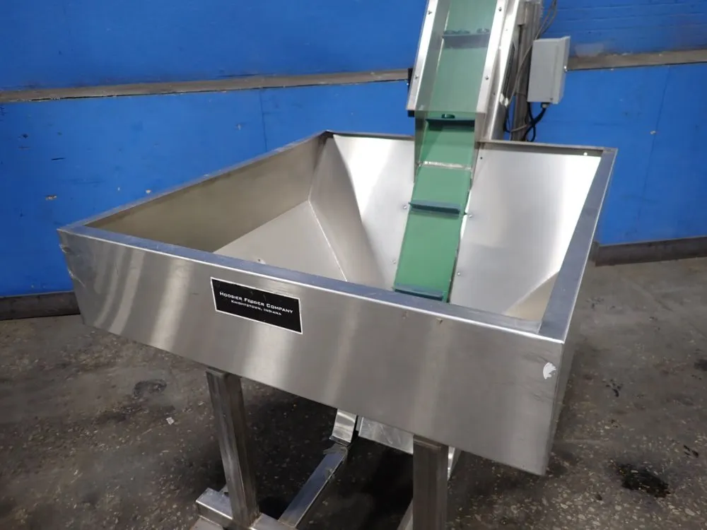 Hoosier Feeder Company 8" X 95" S/s Incline Conveyor