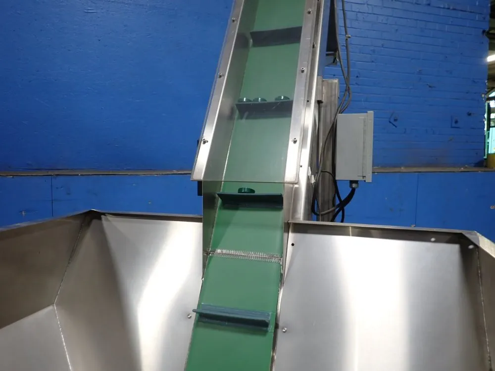 Hoosier Feeder Company 8" X 95" S/s Incline Conveyor