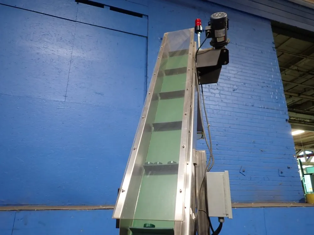 Hoosier Feeder Company 8" X 95" S/s Incline Conveyor