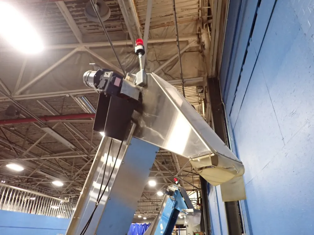 Hoosier Feeder Company 8" X 95" S/s Incline Conveyor