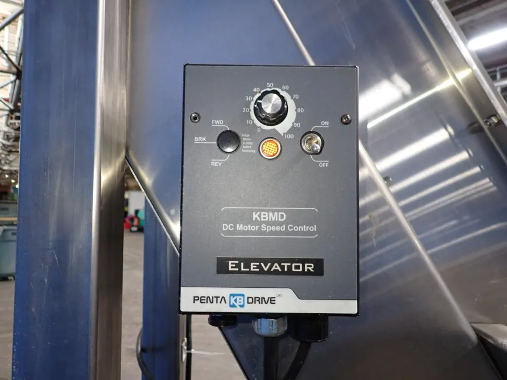 Hoosier Feeder Company 8" X 95" S/s Incline Conveyor