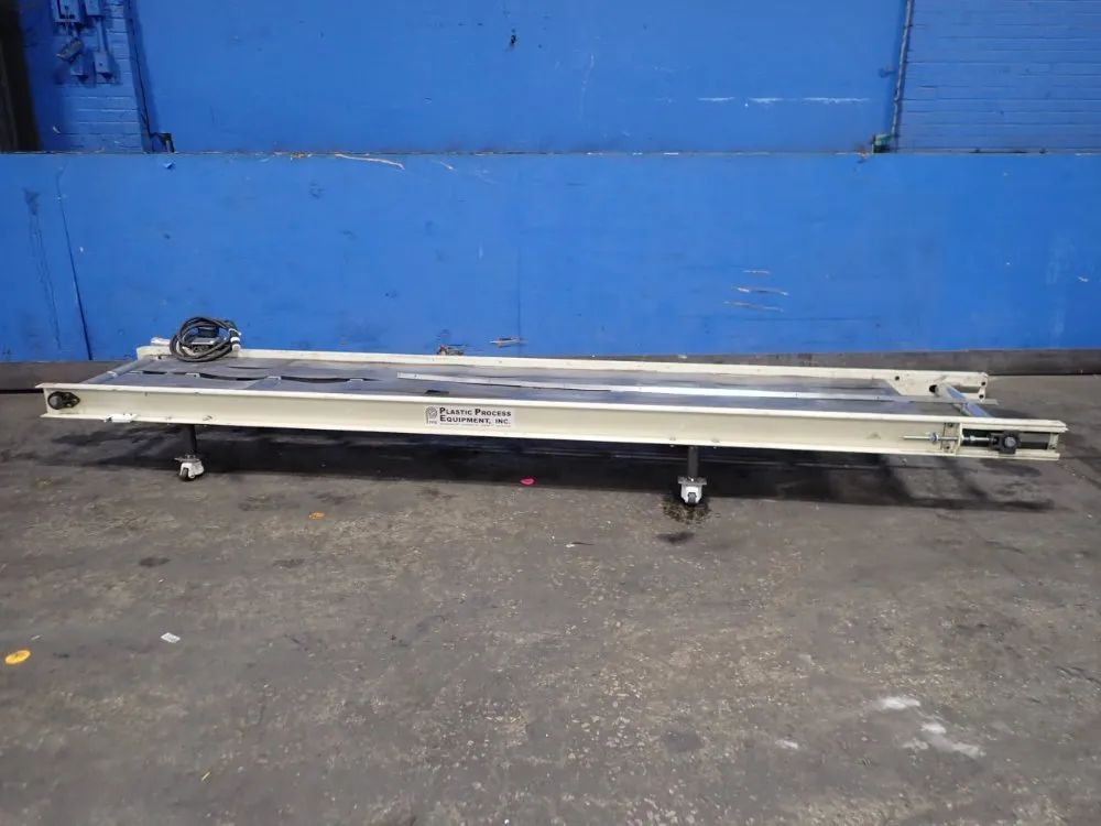 Plastic Process Equipment 23" X 142" Belt Conveyor