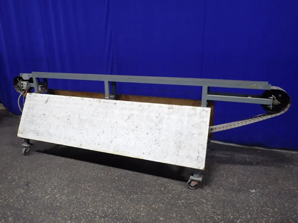 7 1/2" X 129" Powered Belt Conveyor