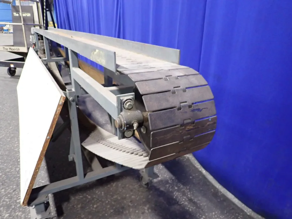 7 1/2" X 129" Powered Belt Conveyor