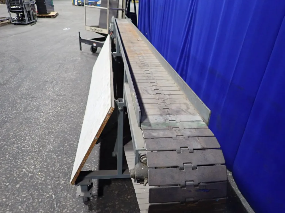 7 1/2" X 129" Powered Belt Conveyor