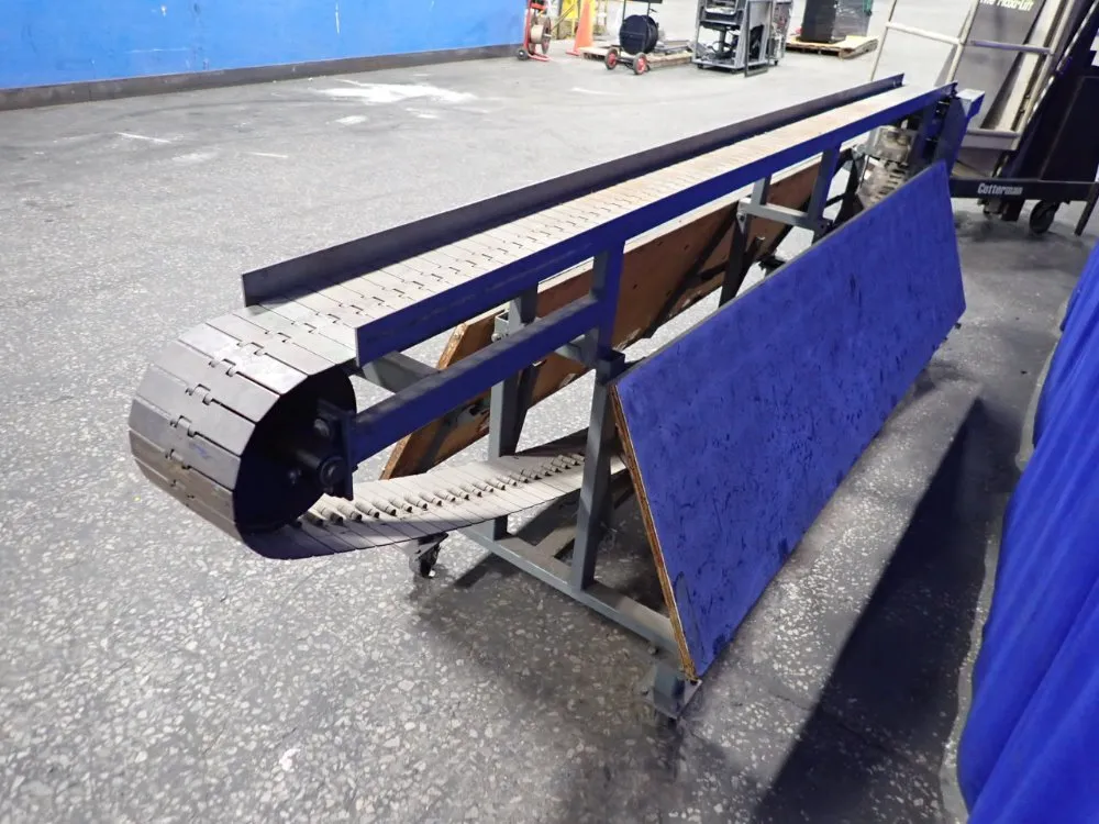 7 1/2" X 129" Powered Belt Conveyor
