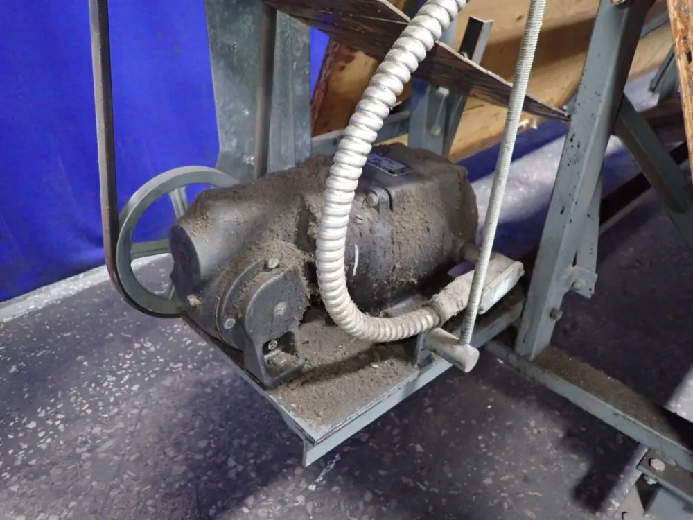 7 1/2" X 129" Powered Belt Conveyor