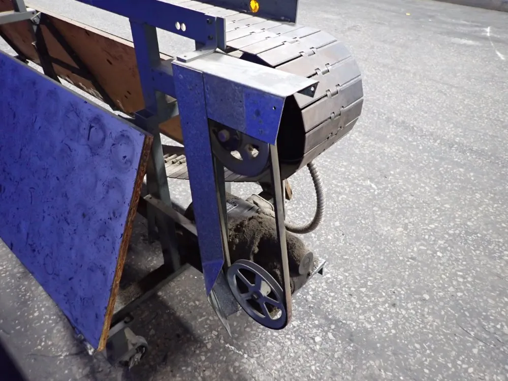 7 1/2" X 129" Powered Belt Conveyor