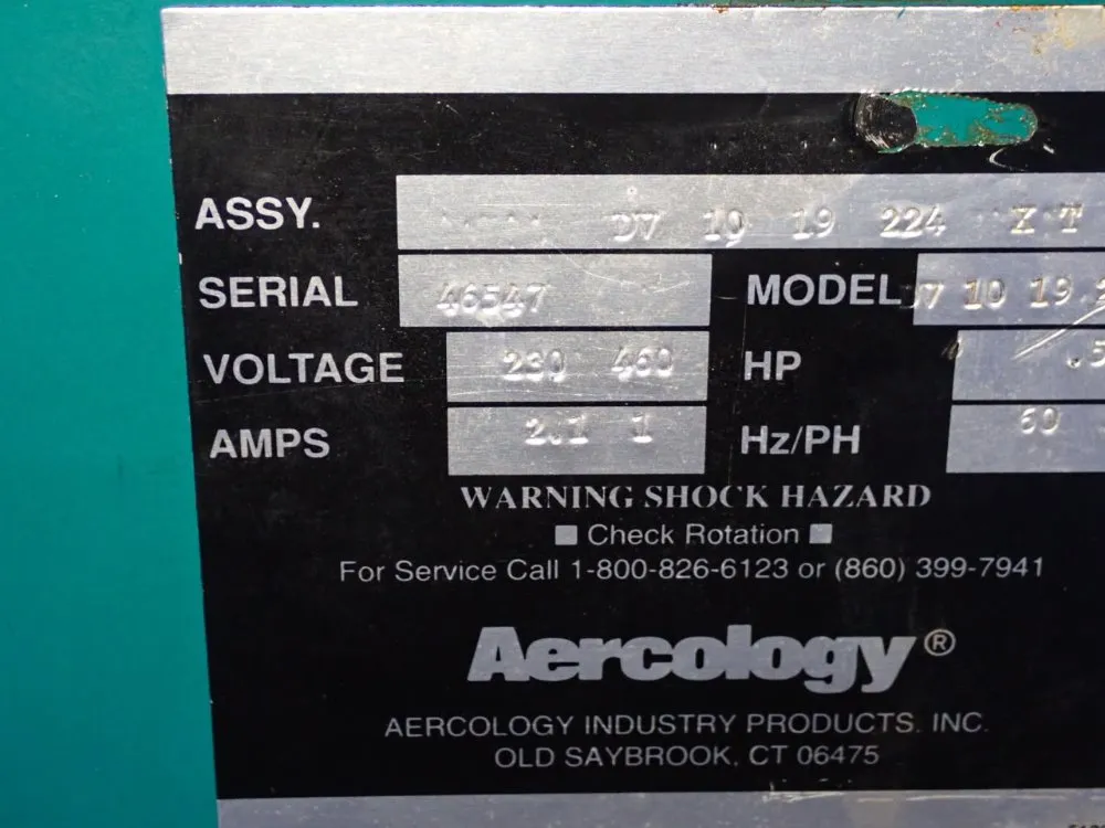 Aerocology 1 Hp Dust Collector - V10 19 224