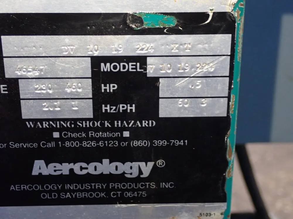 Aerocology 1 Hp Dust Collector - V10 19 224