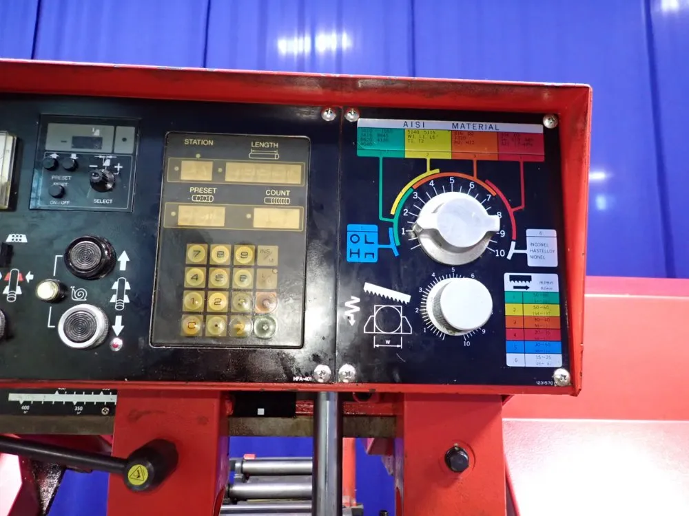 18" X 17" Horizontal Band Saw - Hfa-400w