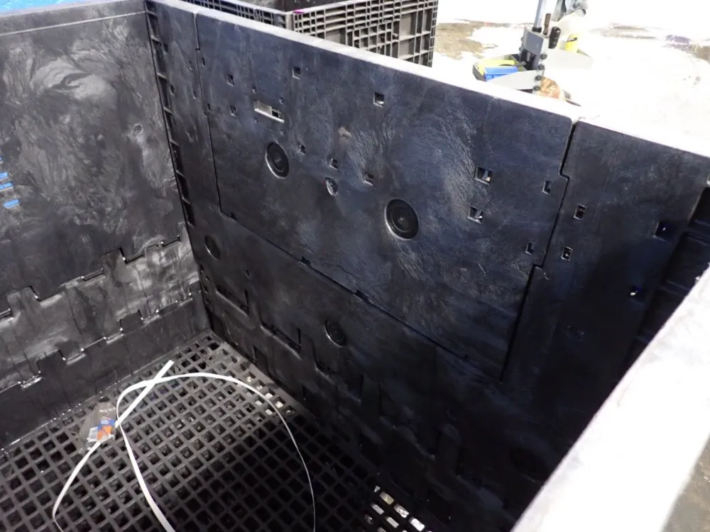 Orbis 44" X 41" X 36 1/2" Collapsible Bulk Container