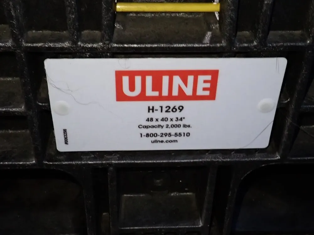 Uline 36 1/2" X 43" X 28" Collapsible Bulk Container