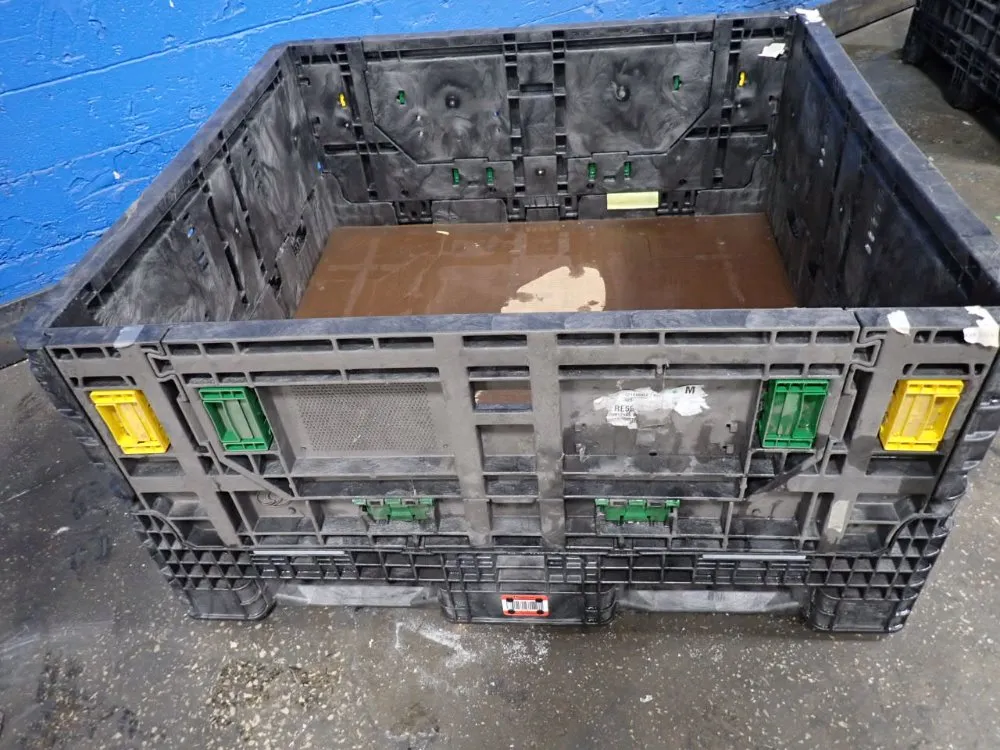 Orbis 41" X 44 1/2" X 18" Collapsible Bulk Container