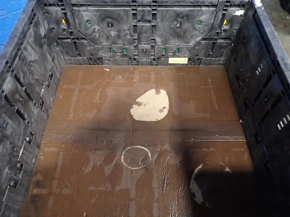 Orbis 41" X 44 1/2" X 18" Collapsible Bulk Container