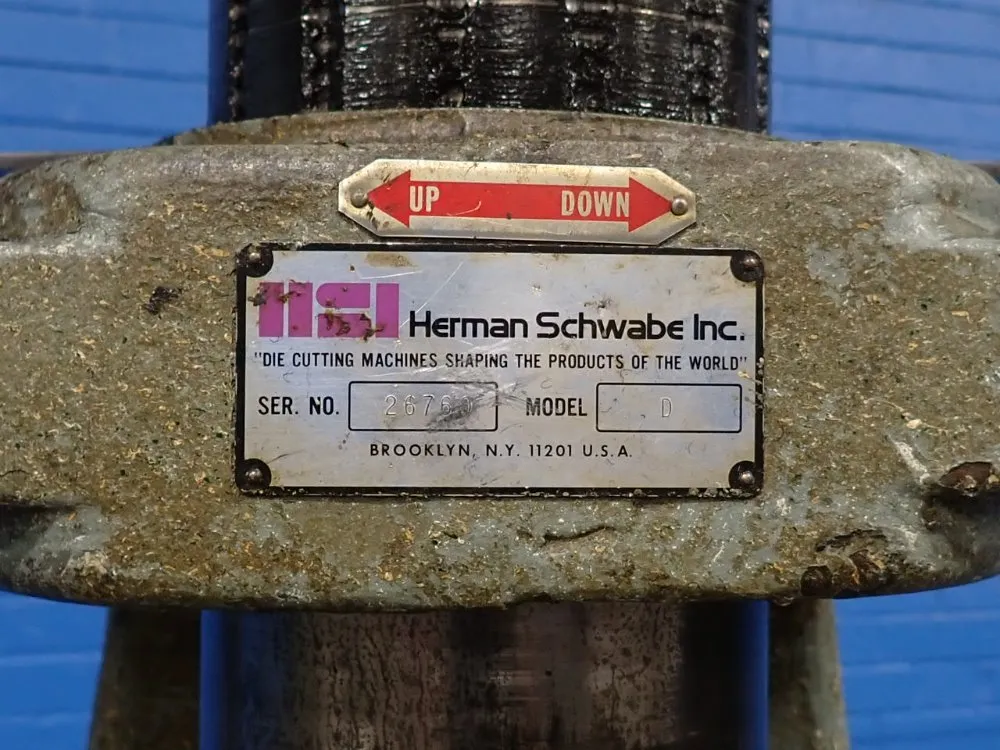 Herman Schwabe Inc Clicker Press - D