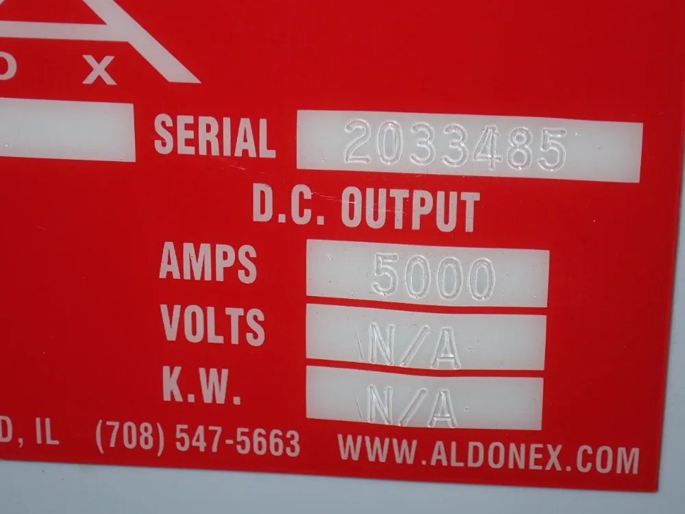Aldonex Ultimatic 5000 Amps Rectifier - Pra-5000r-s