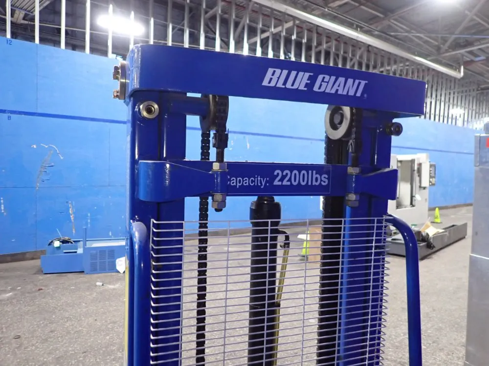 Blue Giant 2200 Lbs Electric Stacker - Xps-22