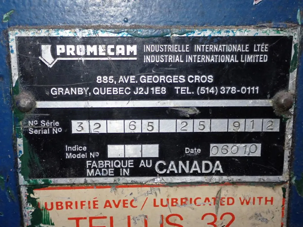 Promecam 98", Est 80 Ton Press Brake