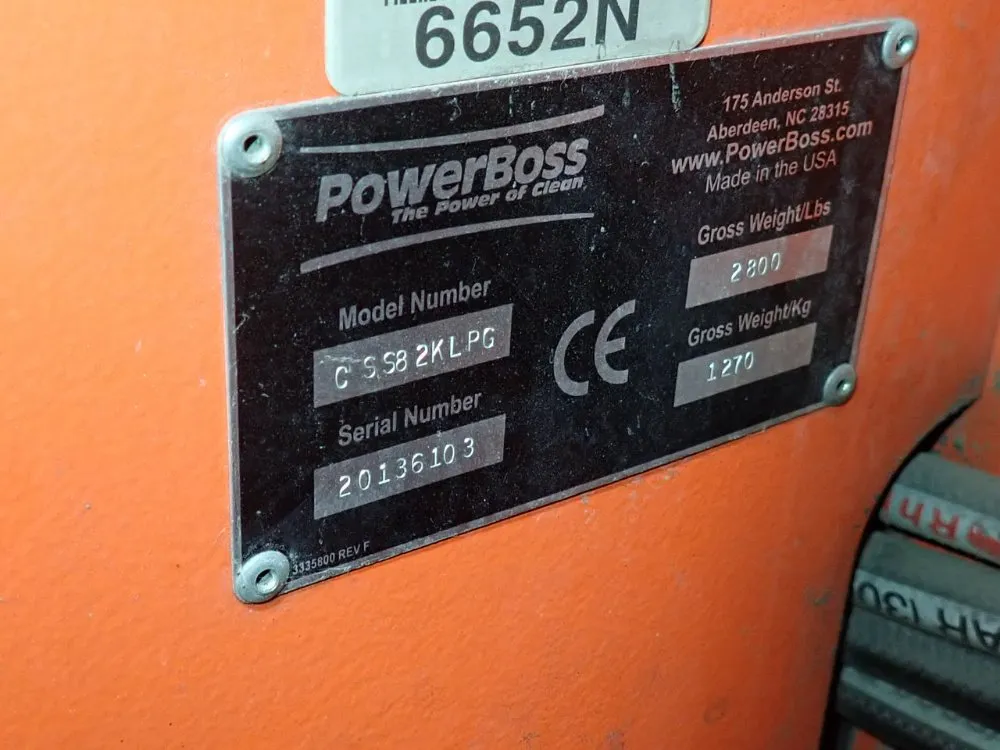 Powerboss 50" Floor Scrubber - Css82klpg