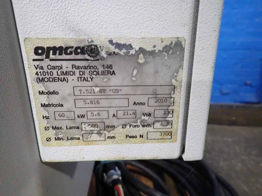 Omga Fine Postitioner Table Saw - T.521st Us