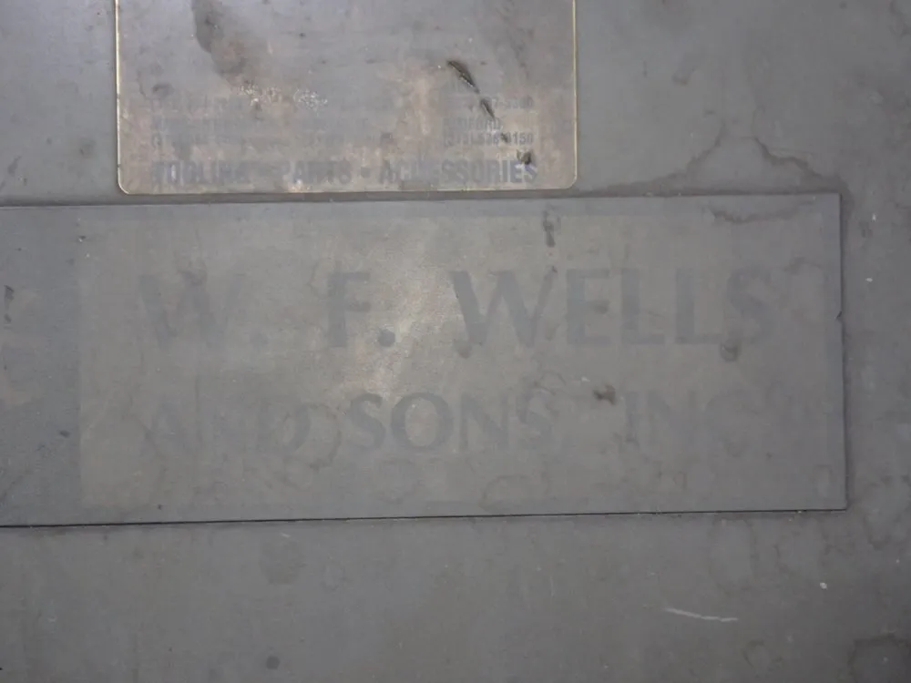 W.f. Wells 19" X 11" Horizontal Band Saw