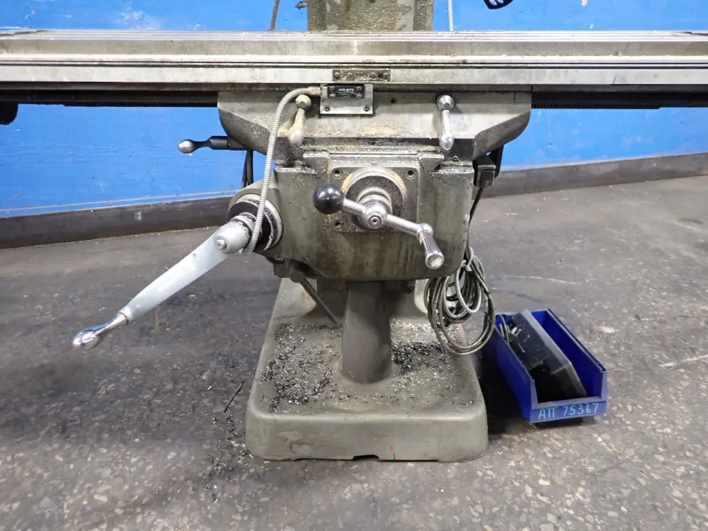 Bridgeport 9" X 48" Vertical Mill