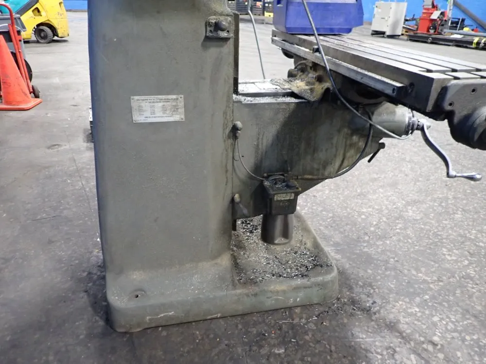 Bridgeport 9" X 48" Vertical Mill