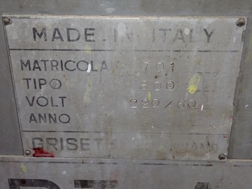 Grisetti 21" Cylindrical Grinder - Elite M600