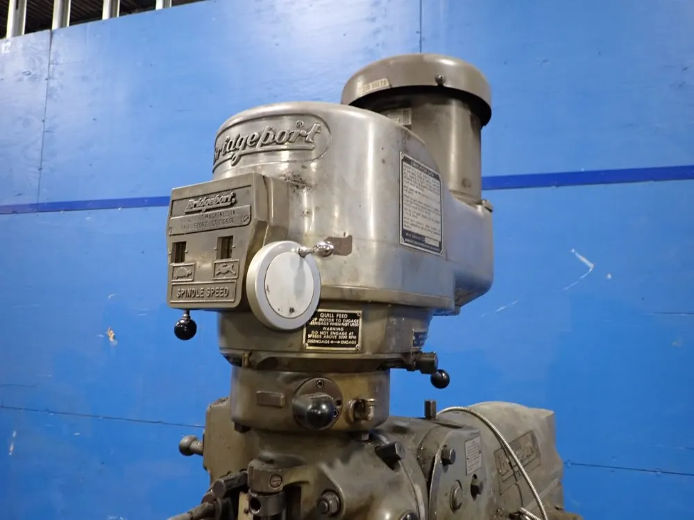 Bridgeport 9" X 42" Vertical Mill