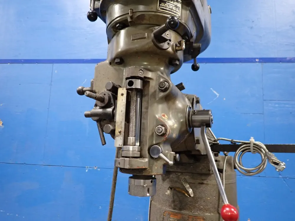 Bridgeport 9" X 42" Vertical Mill