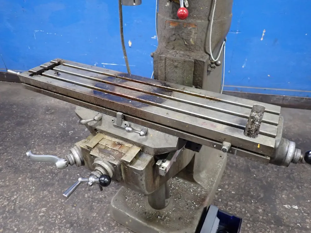 Bridgeport 9" X 42" Vertical Mill
