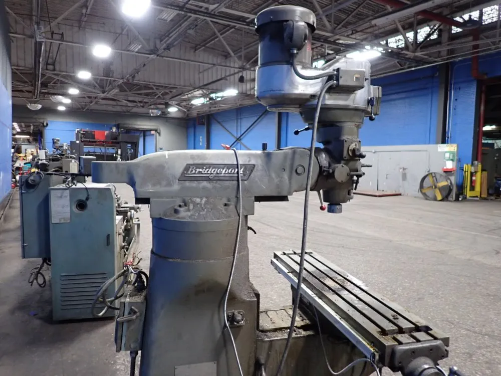 Bridgeport 9" X 42" Vertical Mill