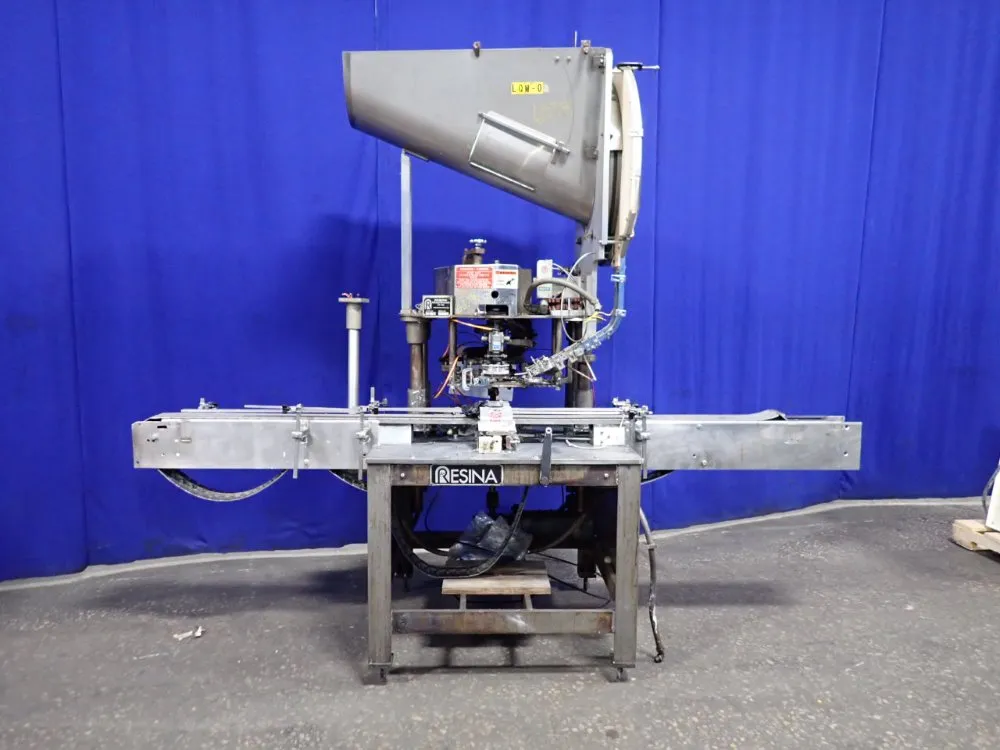 Resina Automatic Machinery 4 1/2" X 98" Capper - Sn30