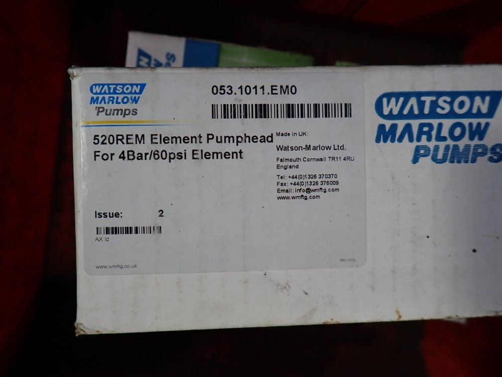 Watson Marlow Element Pumphead