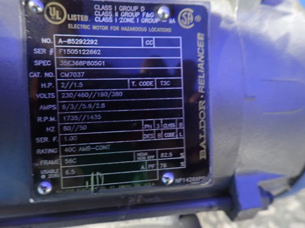 Viking Pump 2 Hp Pump - Sgn80550m20