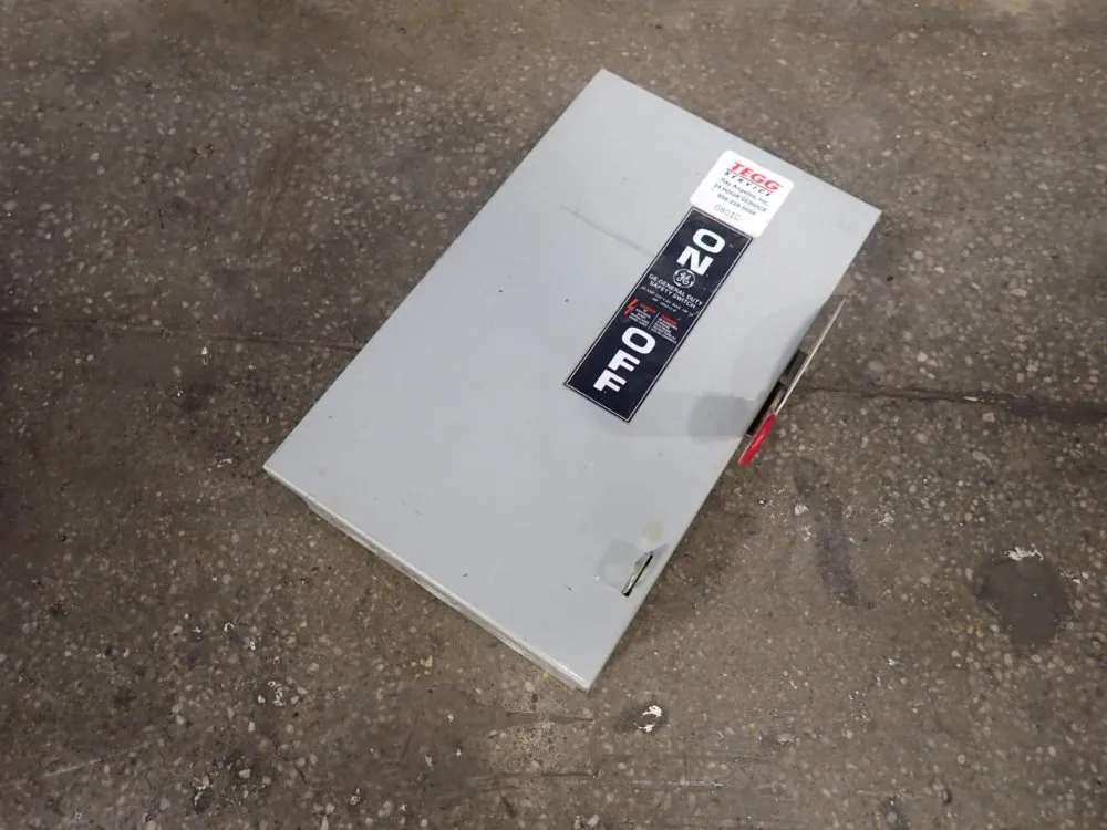 General Electric 60 Amps Non Fusible Disconnect - Tgn3322