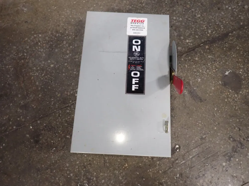 General Electric 60 Amps Non Fusible Disconnect - Tgn3322