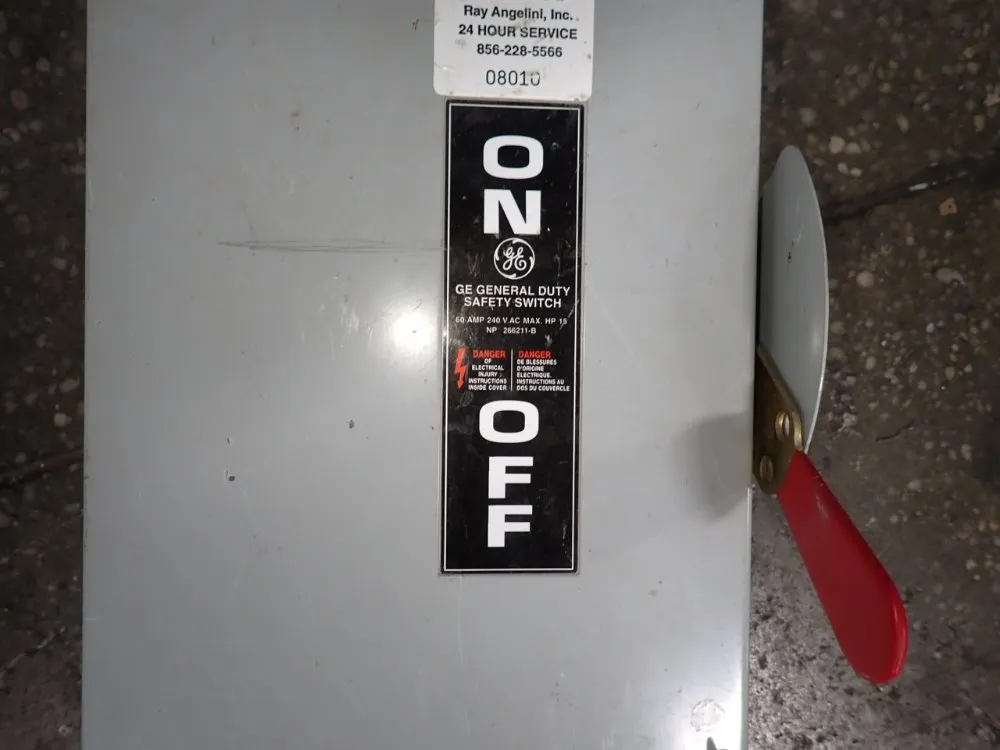 General Electric 60 Amps Non Fusible Disconnect - Tgn3322