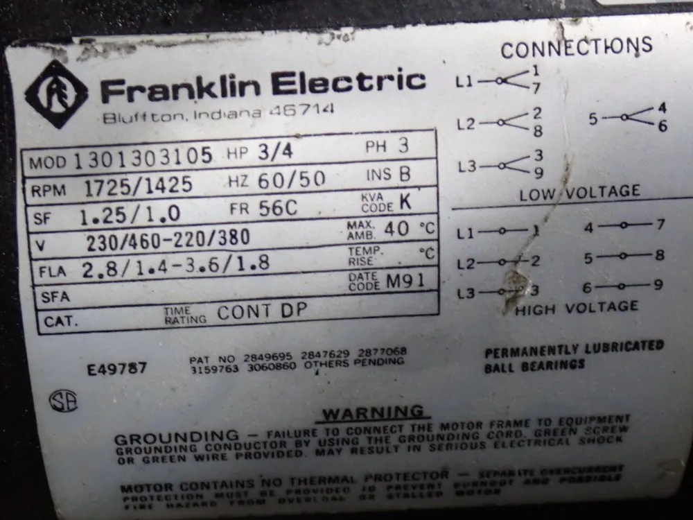 Alcatel 3/4 Hp Dual-stage Rotary Vane Vacuum Pump